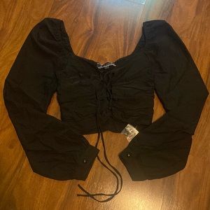 Brand new black crop top